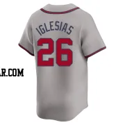 Raisel Iglesias Youth Atlanta Braves Gray Limited Away Jersey