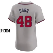 Ralph Garr Men's Atlanta Braves Gray Elite Road Jersey