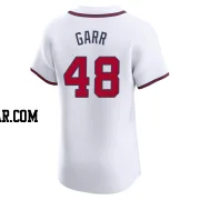 Ralph Garr Men's Atlanta Braves White Elite Home Jersey