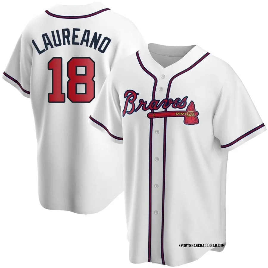 Ramon Laureano Men's Atlanta Braves White Replica Home Jersey