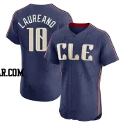 Ramon Laureano Men's Cleveland Guardians Navy Elite 2024 City Connect Jersey