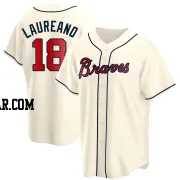 Ramon Laureano Youth Atlanta Braves Cream Replica Alternate Jersey