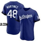 Ramon Martinez Men's Los Angeles Dodgers Royal Authentic 2021 City Connect Jersey