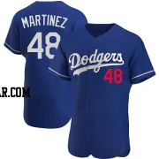 Ramon Martinez Men's Los Angeles Dodgers Royal Authentic Alternate Jersey