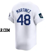 Ramon Martinez Men's Los Angeles Dodgers White Limited 2024 World Tour Seoul Series Home Jersey