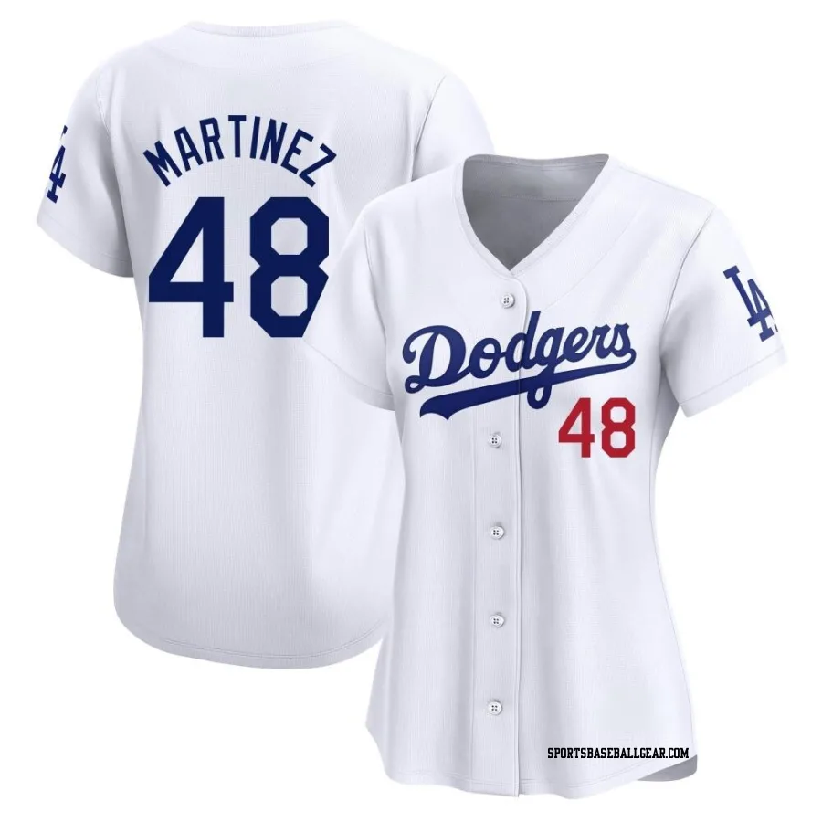 Ramon Martinez Women's Los Angeles Dodgers White Limited Home Jersey