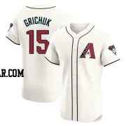 Randal Grichuk Men's Arizona Diamondbacks Cream Elite Home Jersey