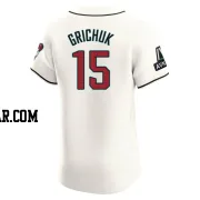 Randal Grichuk Men's Arizona Diamondbacks Cream Elite Home Patch Jersey