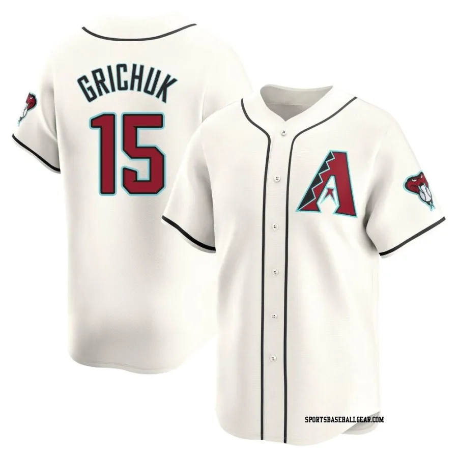 Randal Grichuk Men's Arizona Diamondbacks White Limited Home Jersey