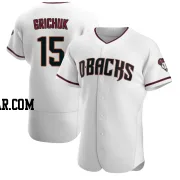 Randal Grichuk Men's Arizona Diamondbacks White/Crimson Authentic Home Jersey