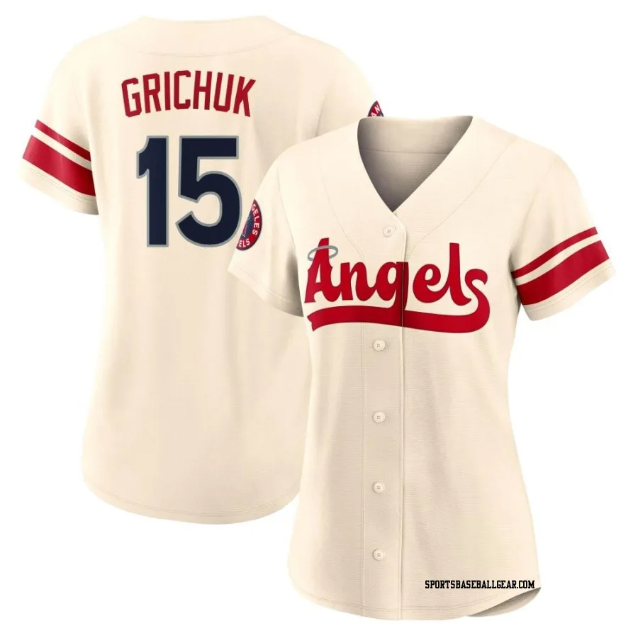 Randal Grichuk Women's Los Angeles Angels Cream Authentic 2022 City Connect Jersey