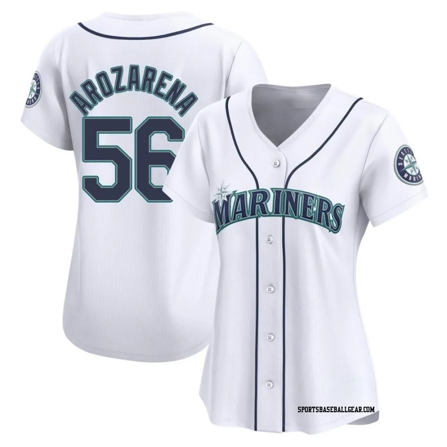 Randy Arozarena Women's Seattle Mariners White Limited Home Jersey