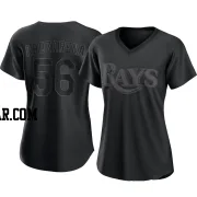 Randy Arozarena Women's Tampa Bay Rays Black Replica Pitch Fashion Jersey