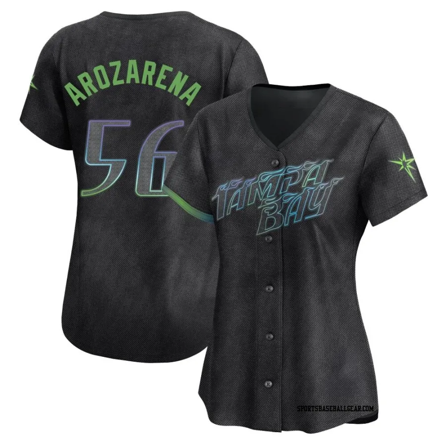 Randy Arozarena Women's Tampa Bay Rays Charcoal Limited 2024 City Connect Jersey