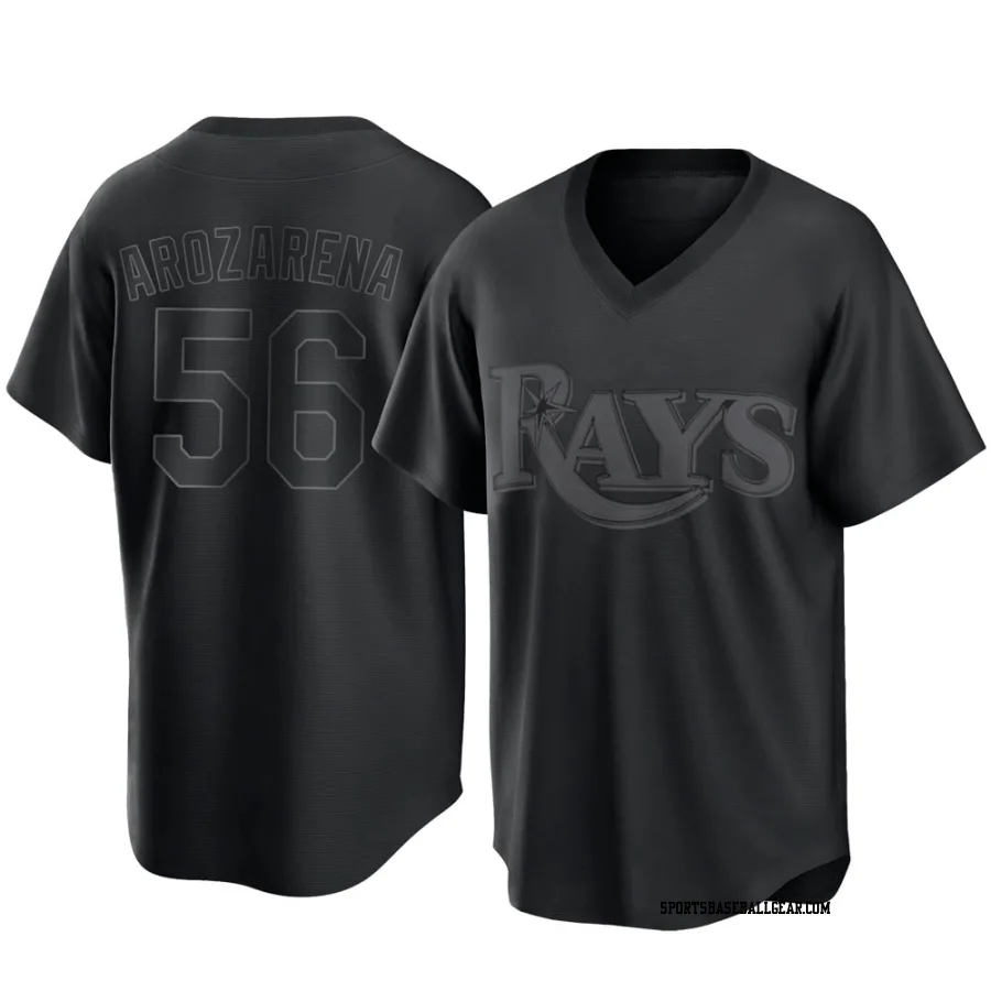 Randy Arozarena Youth Tampa Bay Rays Black Replica Pitch Fashion Jersey