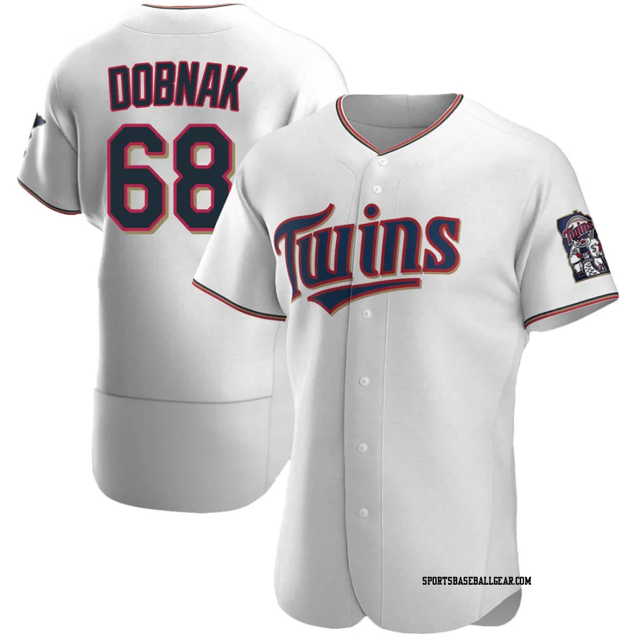 Randy Dobnak Men's Minnesota Twins White Authentic Home Jersey