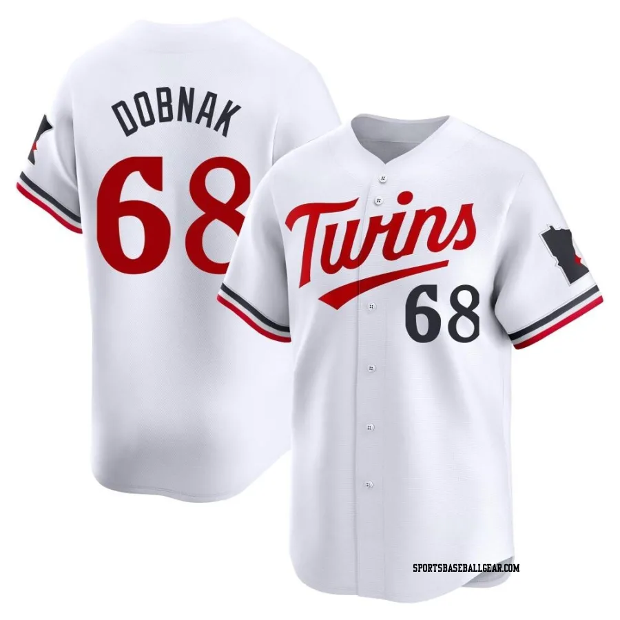 Randy Dobnak Men's Minnesota Twins White Limited Home Jersey