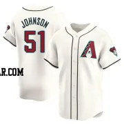 Randy Johnson Men's Arizona Diamondbacks White Limited Home Jersey