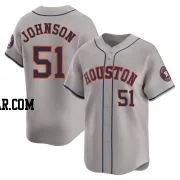 Randy Johnson Men's Houston Astros Gray Limited Away Jersey