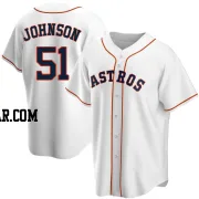 Randy Johnson Youth Houston Astros White Replica Home Jersey