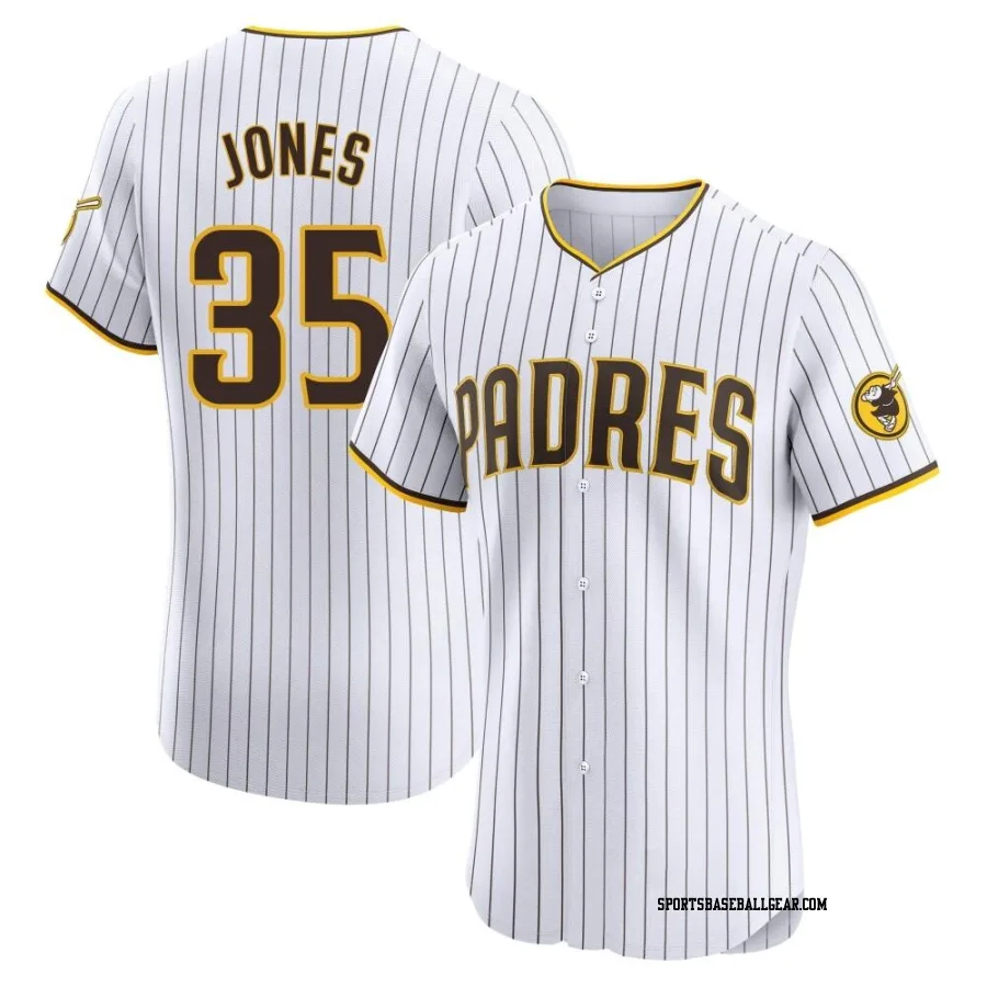 Randy Jones Men's San Diego Padres White Elite Home Jersey