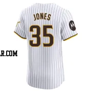 Randy Jones Men's San Diego Padres White Elite Home Patch Jersey