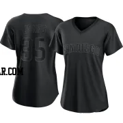 Randy Jones Women's San Diego Padres Black Replica Pitch Fashion Jersey