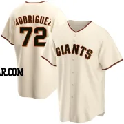 Randy Rodriguez Men's San Francisco Giants Cream Replica Home Jersey