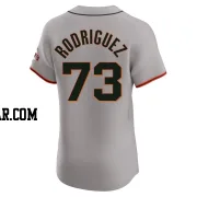 Randy Rodriguez Men's San Francisco Giants Gray Elite Road Jersey