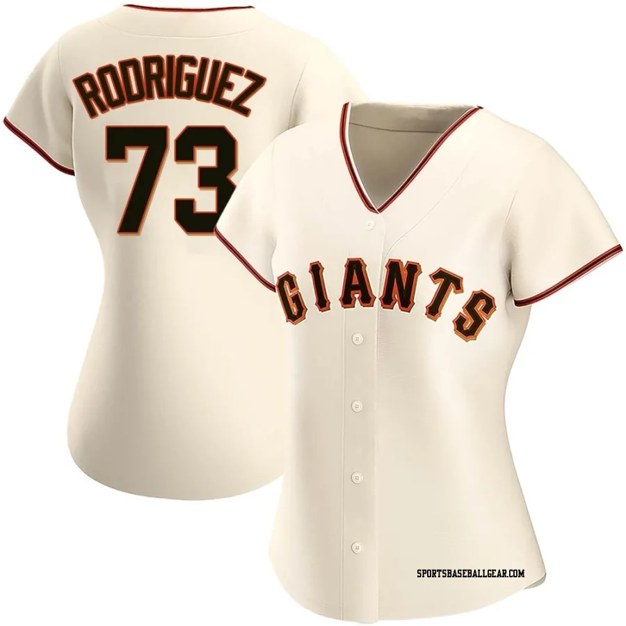 Randy Rodriguez Women's San Francisco Giants Cream Authentic Home Jersey