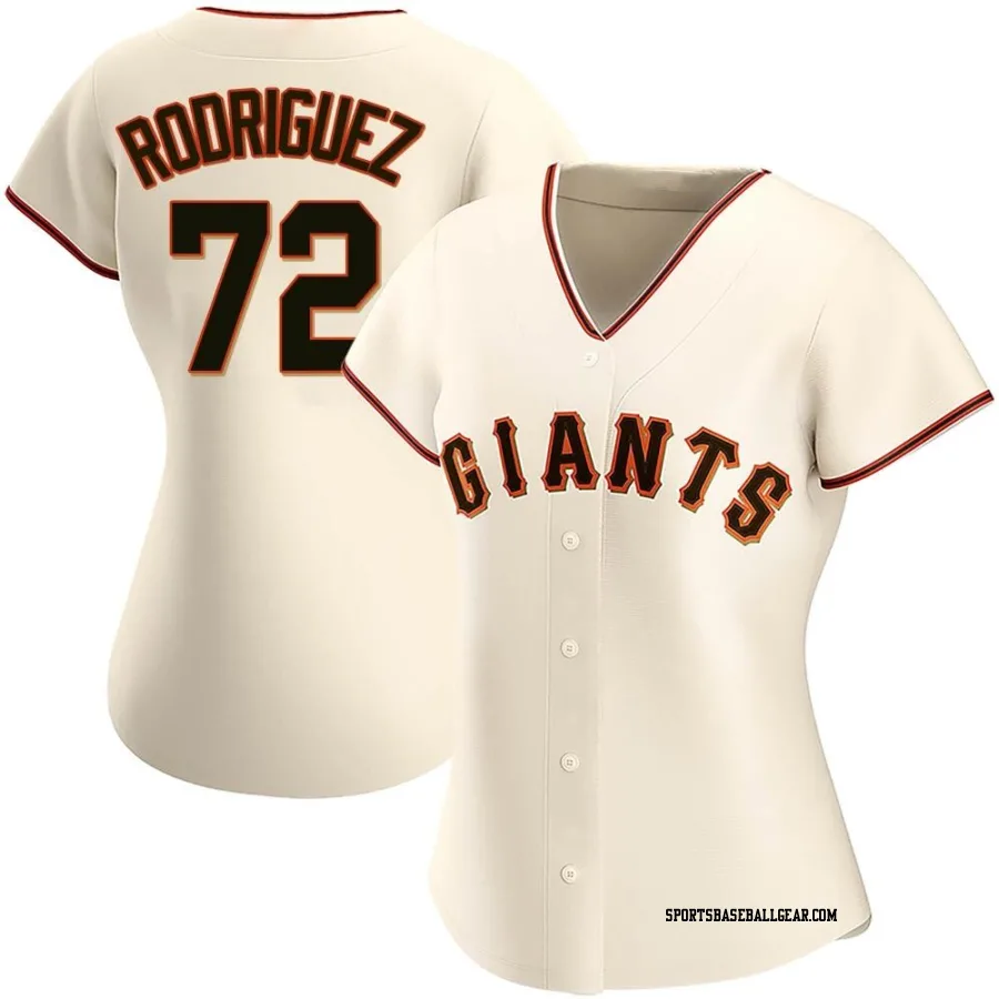 Randy Rodriguez Women's San Francisco Giants Cream Replica Home Jersey