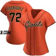 Randy Rodriguez Women's San Francisco Giants Orange Authentic Alternate Jersey