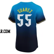 Ranger Suarez Men's Philadelphia Phillies Blue Elite 2024 City Connect Jersey