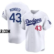 Raul Mondesi Men's Los Angeles Dodgers White Limited 2024 World Tour Seoul Series Home Jersey