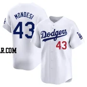 Raul Mondesi Men's Los Angeles Dodgers White Limited Home Jersey