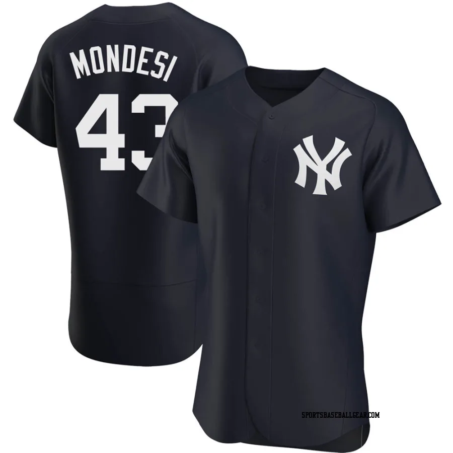 Raul Mondesi Men's New York Yankees Navy Authentic Alternate Jersey