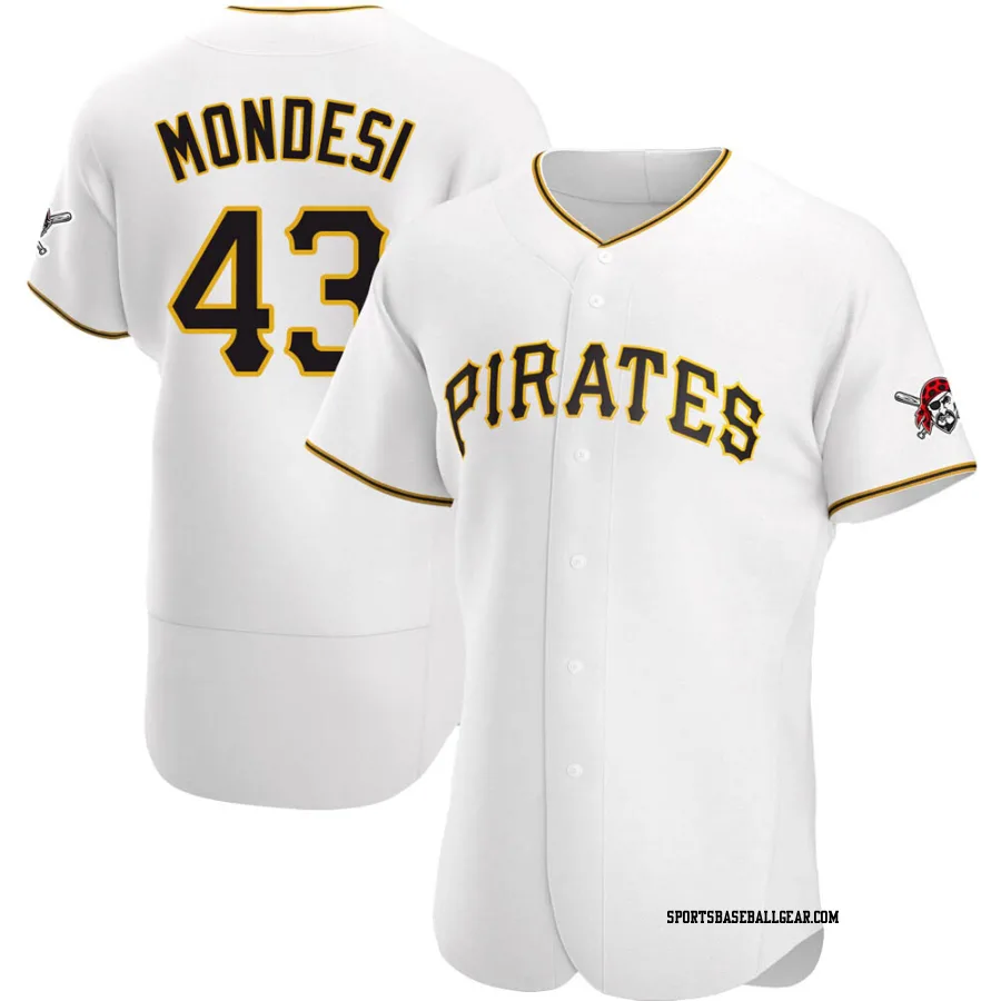 Raul Mondesi Men's Pittsburgh Pirates White Authentic Home Jersey