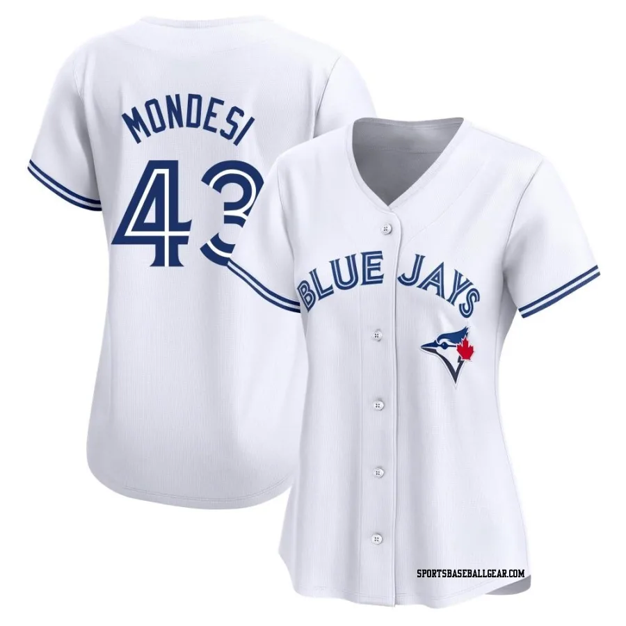 Raul Mondesi Women's Toronto Blue Jays White Limited Home Jersey