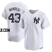 Raul Mondesi Youth New York Yankees White Limited Yankee Home Jersey