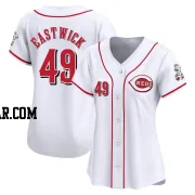 Rawly Eastwick Women's Cincinnati Reds White Limited Home Jersey