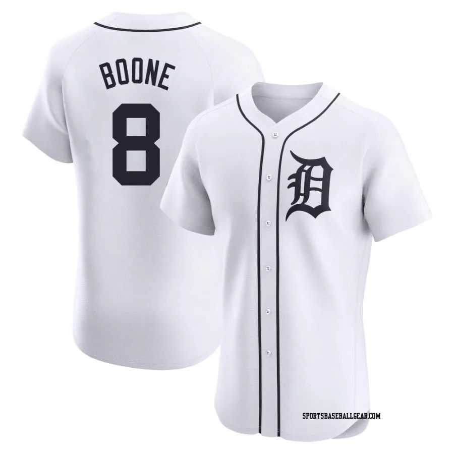 Ray Boone Men's Detroit Tigers White Elite Home Jersey