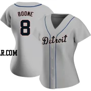 Ray Boone Women's Detroit Tigers Gray Authentic Road Jersey