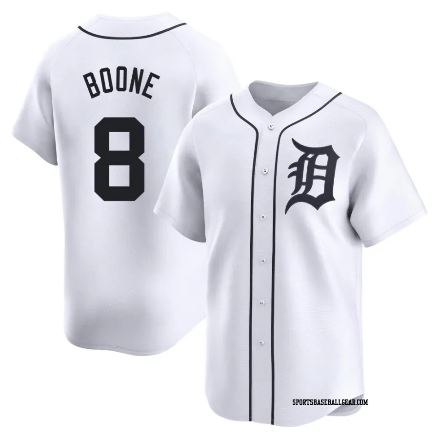 Ray Boone Youth Detroit Tigers White Limited Home Jersey