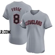 Ray Fosse Men's Cleveland Guardians Gray Elite Road Jersey