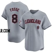 Ray Fosse Men's Cleveland Guardians Gray Limited Road Jersey