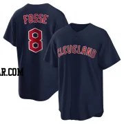 Ray Fosse Men's Cleveland Guardians Navy Replica Alternate Jersey