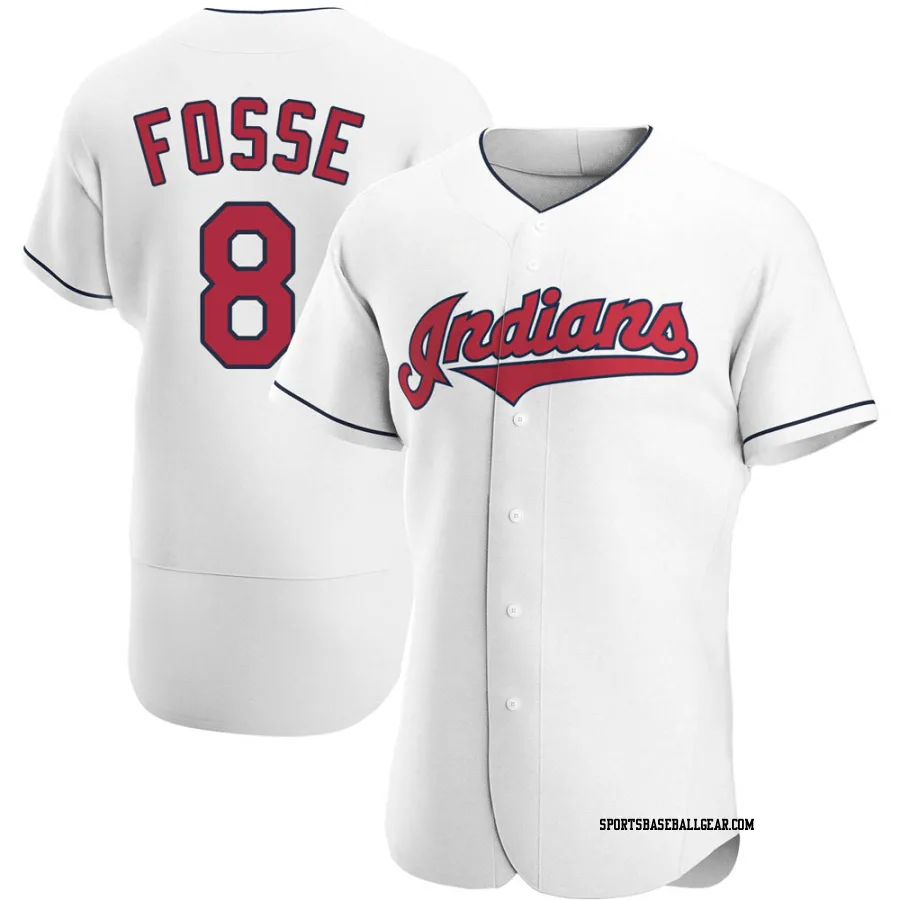 Ray Fosse Men's Cleveland Guardians White Authentic Home Jersey