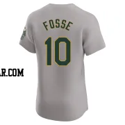 Ray Fosse Men's Oakland Athletics Gray Elite Road Jersey