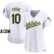 Ray Fosse Women's Oakland Athletics White Limited Home Jersey