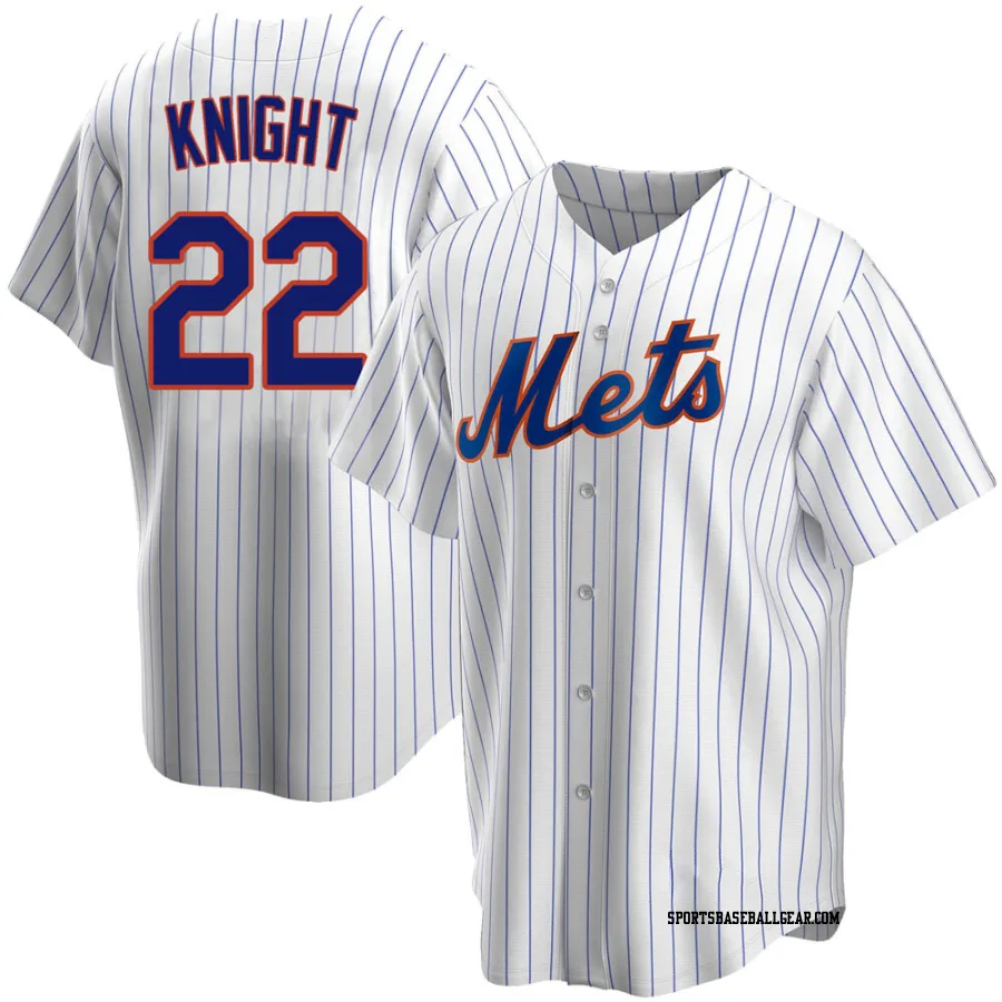 Ray Knight Men's New York Mets White Replica Home Jersey